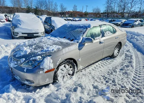 2004 Lexus Es 330 z USA, uszkodzony, nr VIN JTHBA30G445040366